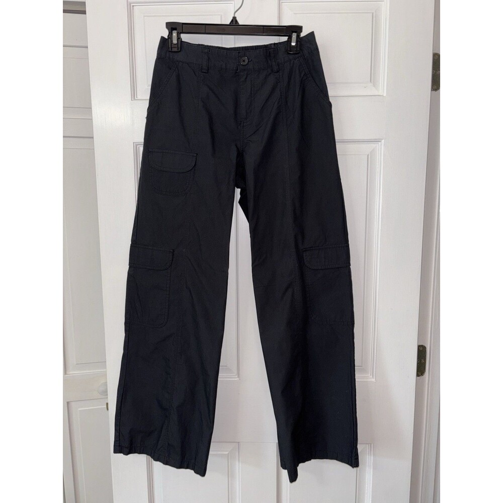 Wild Fable Black Cotton Cargo Pants XS